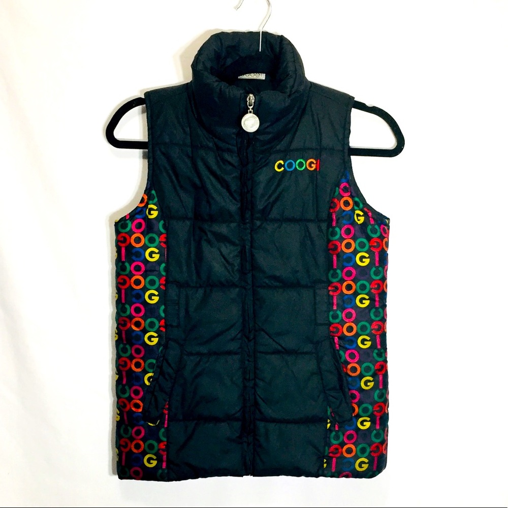 Coogi Rainbow Bubble Puffer Jacket